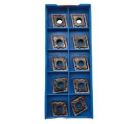 10pz Inserti in carburo CNMG432 HA per tornitura con supporto compatibile per MC