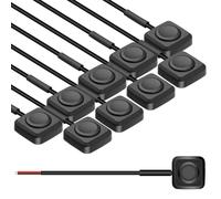 10Pz Interruttori Rocker Pulsante Momentaneo Montaggio OnOff Horn