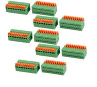 10Pz Kf141V 150V 2A 2,54 Mm Passo 11P Morsetto Molla Montaggio Circuito Stampato
