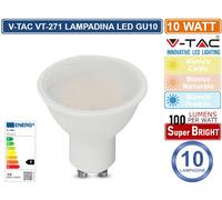 V-TAC lampadina led 1x10 W 3000 K GU10 218781