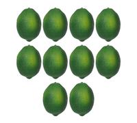 10pz Limoni in Schiuma Artificiale per Cesto Frutta Decorazione e Uso Fotografic