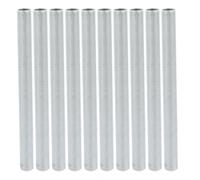 10pz M10 1mm passo filettato placcato zinco Nipplo tubo lampada 115mm