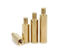 10pz M4×35mm+6mm Distanziatore in ottone per scheda madre PCB esagonale maschio femmina, distanziatore distanziatore per pilastri in ottone