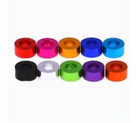 10pz M5 Rondella piatta in alluminio colorato senza filettatura Spessore distanziale 2-10mm(Black,3mm(L))