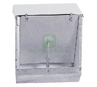 10PZ MANGIATOIA A TRAMOGGIA PER CONIGLI 4 SCOMPARTI: