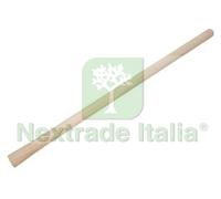 10PZ MANICO IN FAGGIO PER MAZZASCURE CM.90 OVALE MM.51X37: