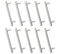 10Pz maniglie in acciaio inossidabile per tirare le pomelli per mobili Con viti Usato per la decorazione domestica della cucina mobilia del gabinetto del cassetto Distanza centrale tra i fori 192 mm