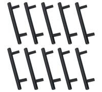 10Pz maniglie in acciaio inossidabile per tirare le pomelli per mobili Con viti Usato per la decorazione domestica della cucina mobilia del gabinetto del cassetto Distanza centrale tra i fori 128mm