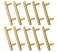 10Pz maniglie in acciaio inossidabile per tirare le pomelli per mobili Con viti Usato per la decorazione domestica della cucina mobilia del gabinetto del cassetto Distanza centrale tra i fori 96 mm