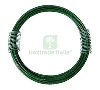 10PZ MATASSINA FILO FERRO PLASTIFICATO N. 10 MM 2 MT 12: