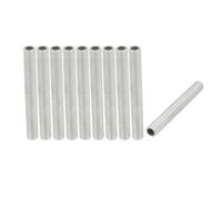 10pz metriche M8 1mm passo filo zincato Nipplo tubo pezzi lampada 65mm lunghezza