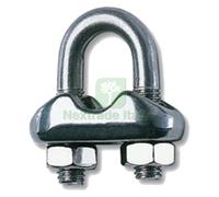 10PZ MORSETTO PER FUNI '8216' MM 6: