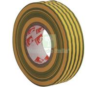 10PZ NASTRO PVC ISOLANTE SCAPA GIALLO VERDE MM 19 ML 25: