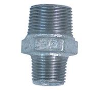 10PZ NIPPLO RIDOTTO GHISA ZINCATA 245 GEBO 3/4MX1/2M