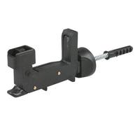 10PZ NOTTOLA FERMAPERSIANE AUTOMATICO PLASTICA NERA REGISTRABILE S.MM 41/57 VITE MM 70