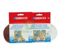 10PZ PARAFREDDO IN GOMMA PROFILO "P" MM.9H. ROTOLO DA MT.6 COLORE BIANCO: