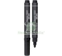 10PZ PENNARELLO CLASSIC 520 46 PICA NERO PUNTA TONDA: