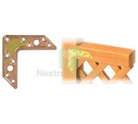 10PZ PIASTRA "L"ACCIAIO TROPICALIZZATO ART. 752 MM.116X 83X30: