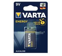 10PZ PILA TRANSISTOR ENERGY VARTA ALCALINA VOLT 9,0: