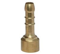 10PZ PORTAGOMMA METANO DRITTO FILETTO FEMMINA OTTONE MM 14 1/2F