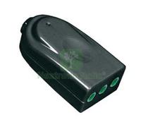 10PZ PRESA DRITTA 2 POLI + TERRA 10A NERA "LINEA GARANTI" NERA 82561 E: