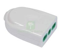 10PZ PRESA MOBILE GARANTI BIANCO 2P+T 16A BIPASSO: