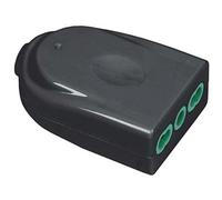 10PZ PRESA MOBILE GARANTI NERO 2P+T 16A BIPASSO