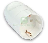 10PZ PRESA MOBILE SCHUKO GARANTI BIANCO 2P+T 16A: