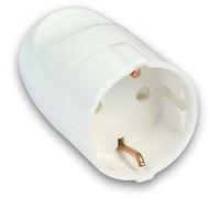 10PZ PRESA MOBILE SCHUKO GARANTI BIANCO 2P+T 16A