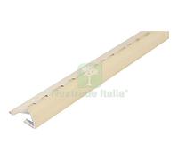 10PZ PROFILO JOLLY ECOROND ARCANSAS PVC BEIGE SATINATO MM 8X21,5 H.CM 250: