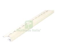 10PZ PROFILO JOLLY ECOROND ARCANSAS PVC BIANCO SATINATO MM 8X21,5 H.CM 250: