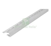 10PZ PROFILO JOLLY ECOROND ARCANSAS PVC GRIGIO CHIARO SATINATO MM 8X21,5 H.CM 2: