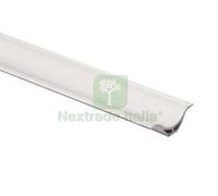 10PZ PROFILO RACCORDO IGIENICO RIGIDO CON LATERALI MORBIDI MM.7X29X10H. BARRA M: