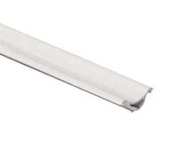 10PZ PROFILO RACCORDO IGIENICO RIGIDO - mm.6,4x30X11h. barra mt.2,5 - bianco