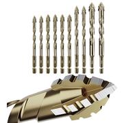 10pz Punte da Trapano Eccentriche per Legno e Metallo Artigianato da 5 a 12mm co