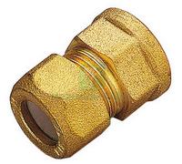 10PZ RACCORDI OTTONE DIRITTI BICONO F GAS 12X1 2 PES: