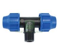 10PZ RACCORDO A COMPRESSIONE "TI" FILETTO MASCHIO PN16 Ø MM.20X20X M 1 2":