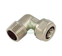 10PZ RACCORDO A STRINGERE CURVO '1604' 20 X 1 2 MASCHIO: