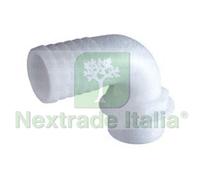 10PZ RACCORDO IN NYLON CURVO 90° PORTAGOMMA M 1" X DN Ø MM.25 1":