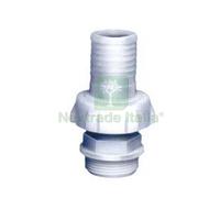 10PZ RACCORDO IN NYLON DRITTO PORTAGOMMA A 3 PEZZI PER POMPE M 1" X Ø MM.30: