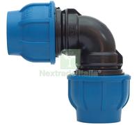 10PZ RACCORDO NYLON GOMITO 90 32X32 MM: