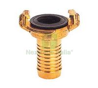 10PZ RACCORDO RAPIDO BAIONETTA CON PORTAGOMMA OTTONE MM.20 3 4":