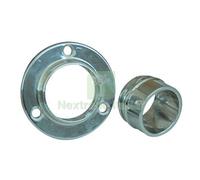 10PZ REGGITUBO ARMADIO TONDO A GHIERA ZAMA CROMATO MM 25: