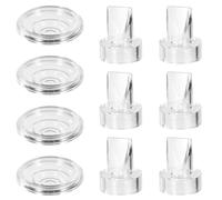 10pz Ricambio Tiralatte per Momcozy S12 Pro/S9 Pro, Include 6pz Valvola a Becco d'Anatra per Tiralatte in Silicone e 4pz Diaframma Tiralatte in Silicone Accessori per Tiralatte Senza BPA