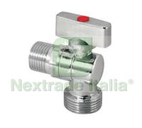 10PZ RUBINETTO A SFERA PER LAVATRICE ATTACCO M 1 2" X 3 4" :