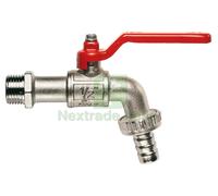 10PZ RUBINETTO PORTAGOMMA A SFERA IN OTTONE ART. 132 MIS.1 2: