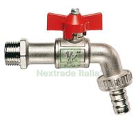 10PZ RUBINETTO PORTAGOMMA A SFERA IN OTTONE ART. 134 MIS. 1 2: