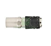 10PZ RUBINETTO RAPIDO A SFERA UNIVERSALE CON PORTAGOMMA MIS. 8X17: