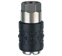 10PZ RUBINETTO RAPIDO FILETTO FEMMINA AC 17/C-D ANI 1/4F