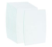 10pz Saldatura Casco Esterno Copertura Lente 4.72"x3.9"x0.03",Trasparente